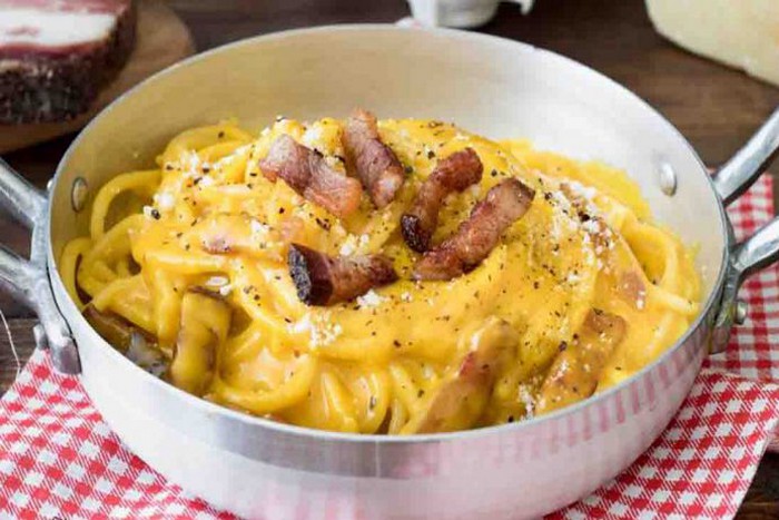 Pâtes à la carbonara