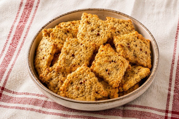 Sablés apéritif épicés au parmesan