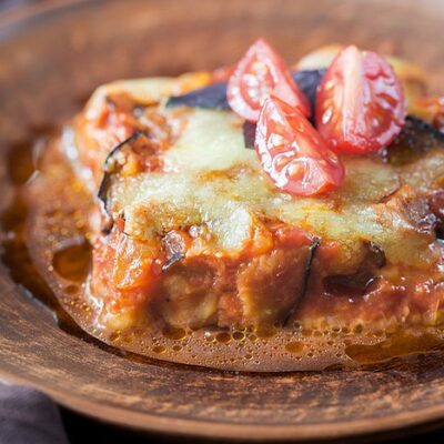 Aubergines à la parmigiana