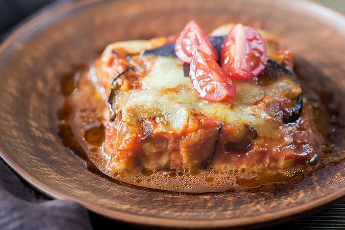 Aubergines à la parmigiana