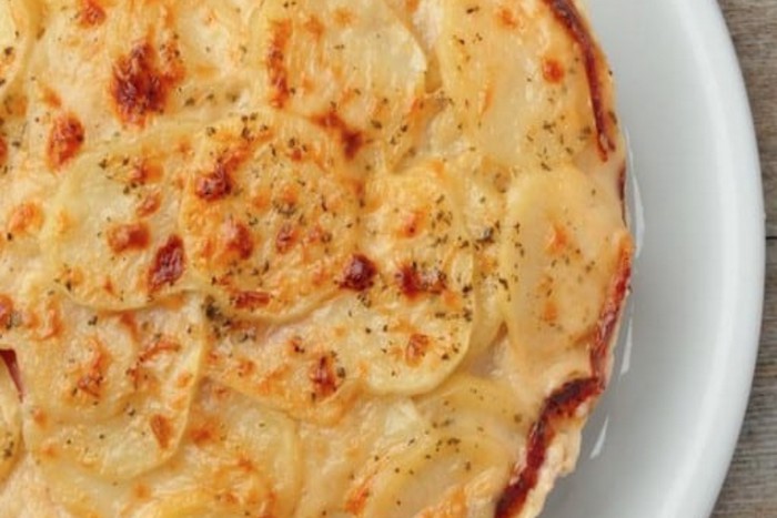 Gratin de pommes de terre, Mortadelle et Parmesan