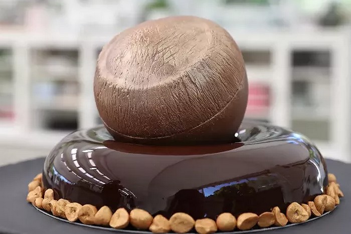 Le Piémont au praliné coulant