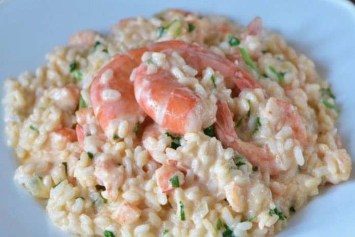 Risotto aux crevettes