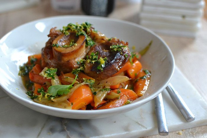 Osso buco à la milanaise