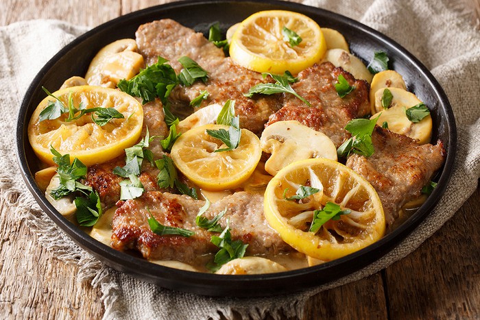 Escalope de veau au citron