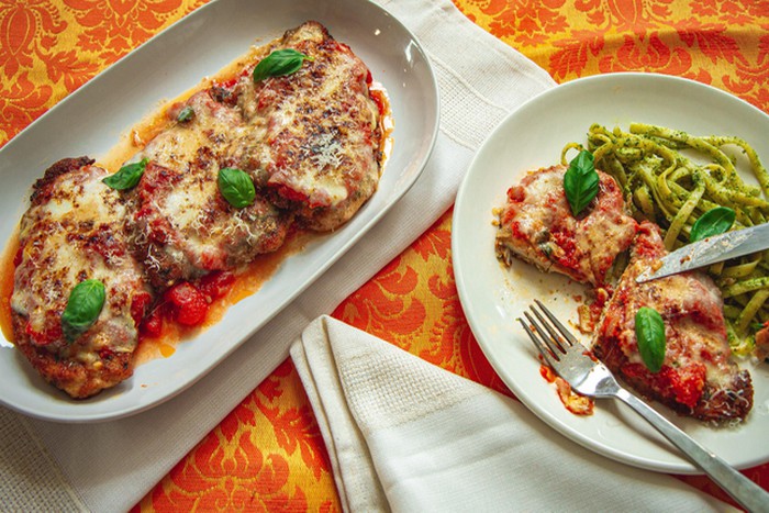 Poulet parmigiana