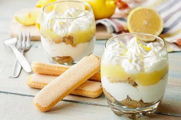 Verrines de tiramisu au Limoncello