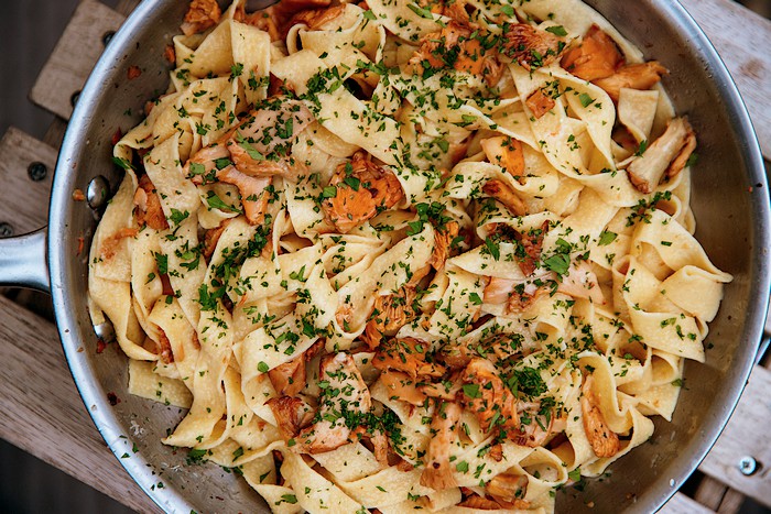 Fettuccine aux girolles