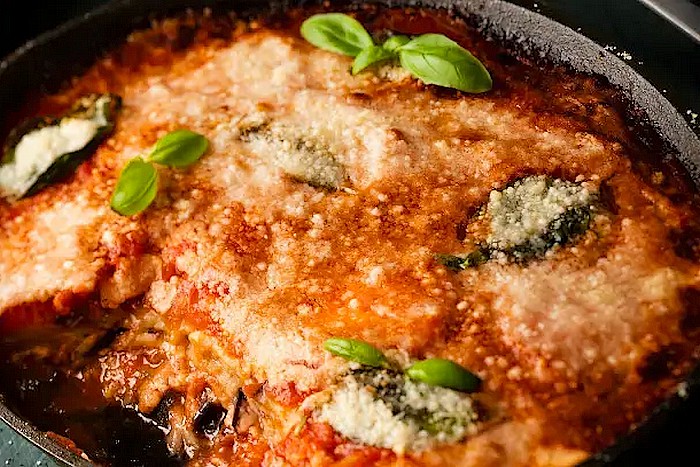 Aubergines à la parmigiana