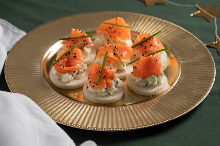 Canapés au saumon