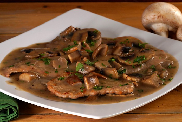 Escalopes de veau aux champignons