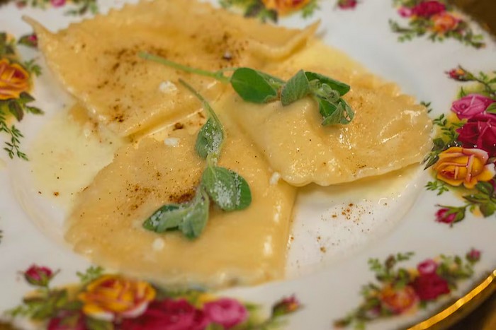 Raviolis sucrés au fromage ricotta