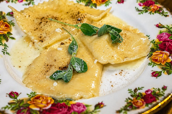 Raviolis sucrés au fromage ricotta