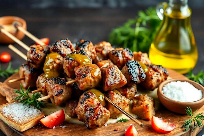 Arrosticini, brochettes des Abruzzes