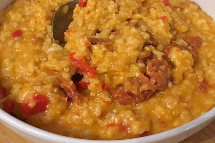 Risotto au chorizo