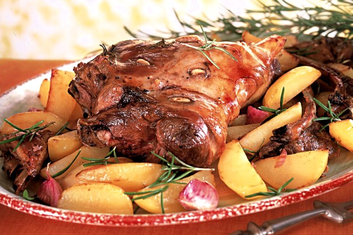 Agneau au four