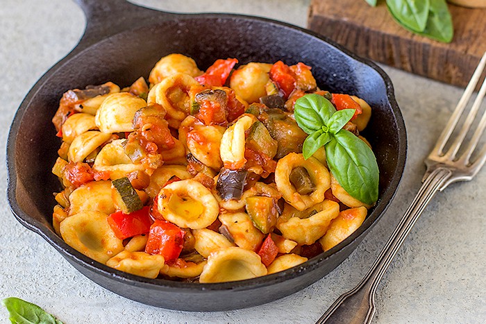 Orecchiette aux légumes d’été