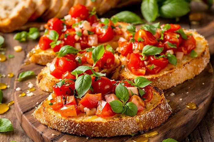 Bruschettas à l’italienne