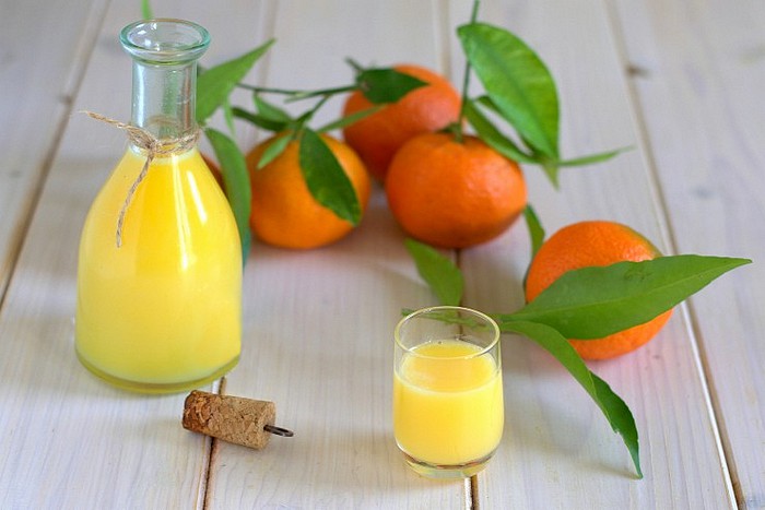 Crème de liqueur de mandarine