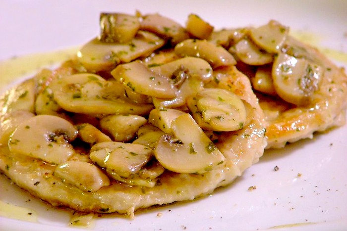 Escalopes aux champignons