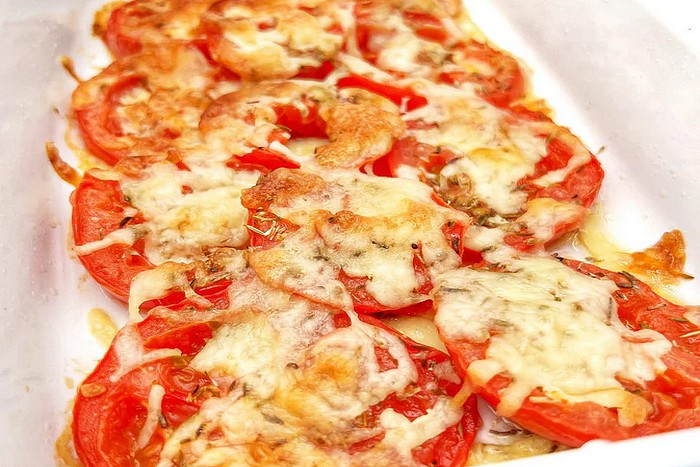 Gratin de tomates mozzarella