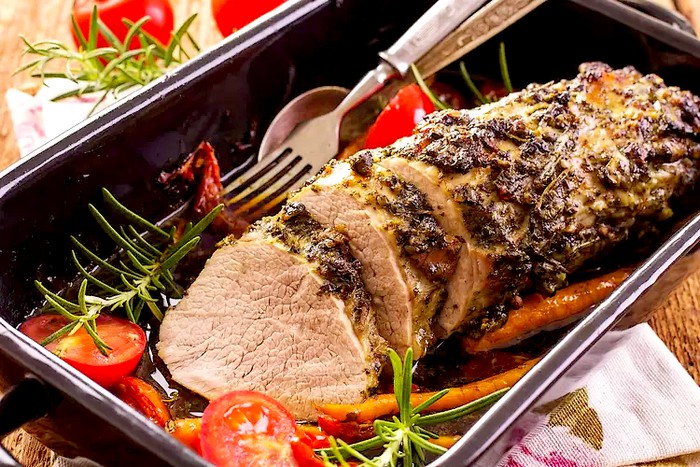 Rôti de veau aux senteurs Italiennes