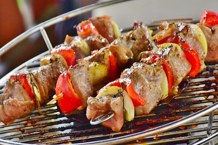 Spiedini di Carne e Verdure