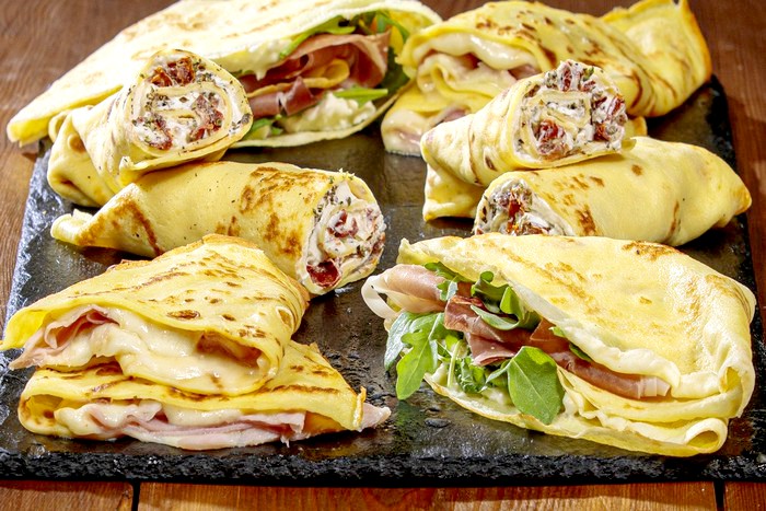 Crêpes salées