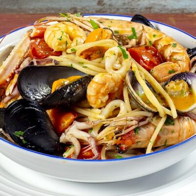 Spaghetti aux fruits de mer