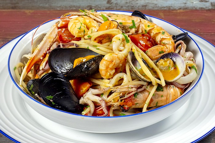 Spaghetti aux fruits de mer