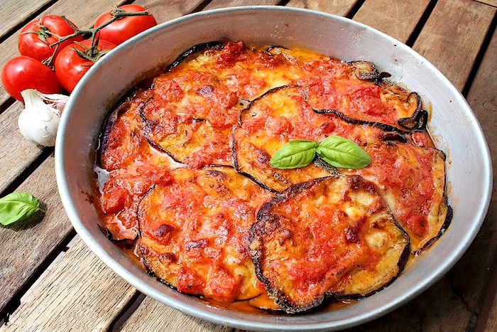 Aubergine parmigiana