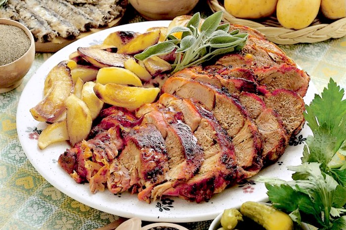 Gigot d’agneau à la broche