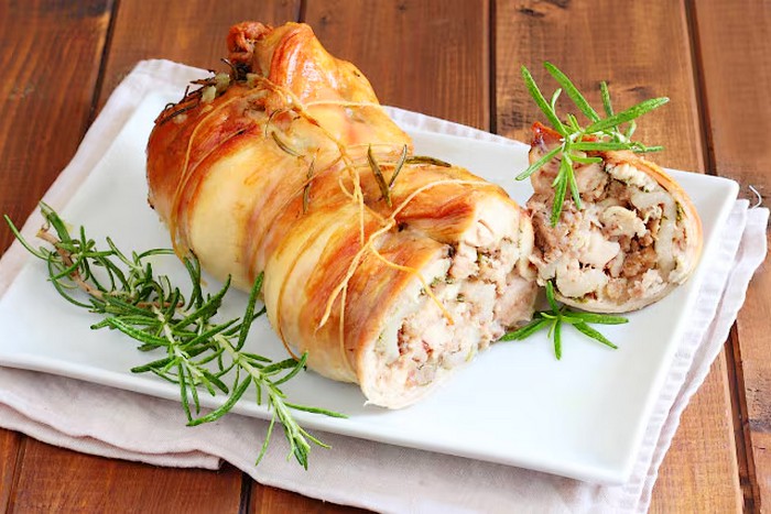 Lapin à la porchetta