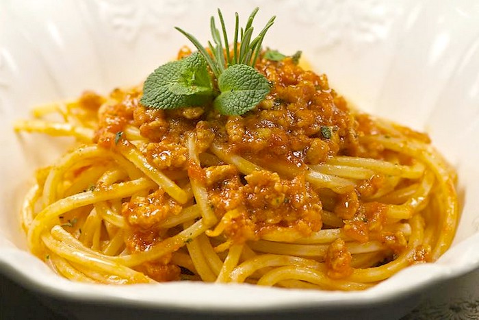Spaghetti alla Chitarra avec ragoût de viande à l’ancienne