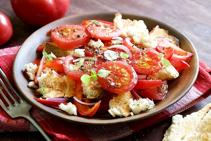 Panzanella : salade fraîche et légère