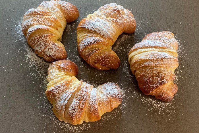 Croissants feuilletés (Cornetti sfogliati)