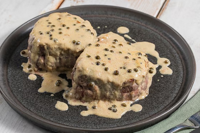 Filet au poivre vert