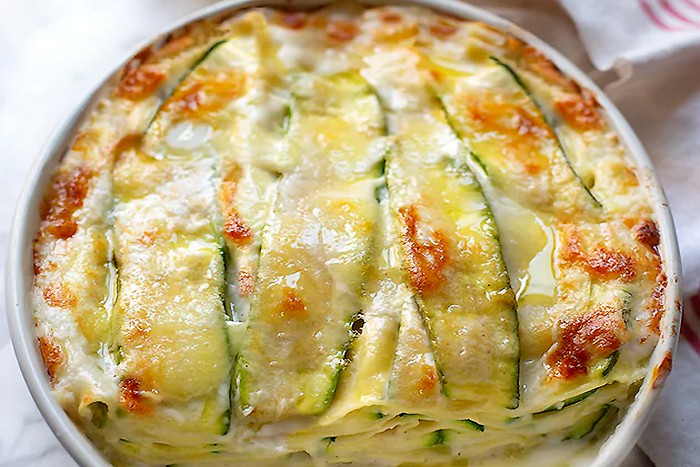 Lasagnes aux courgettes (toutes crues)