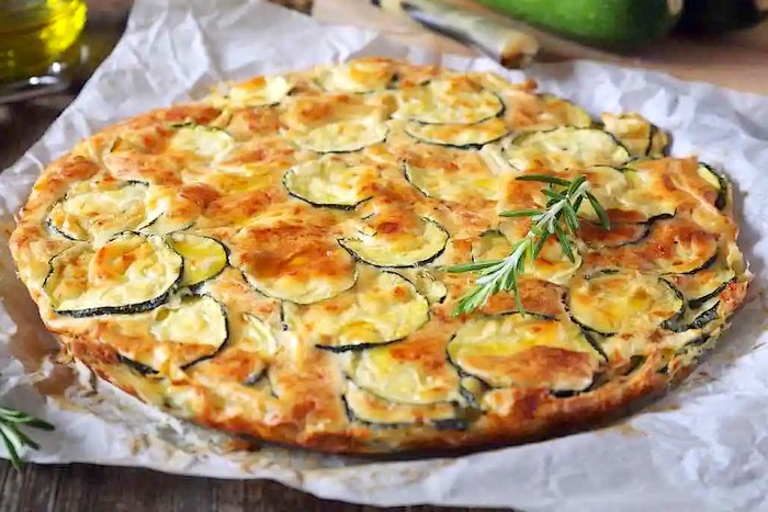Schiacciata aux courgettes