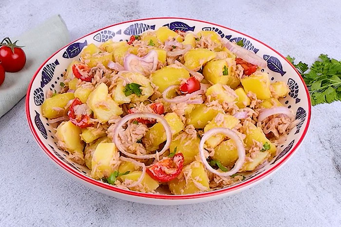 Salade de pommes de terre et thon
