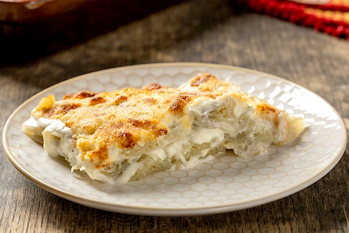 Cardons gratinés à la béchamel