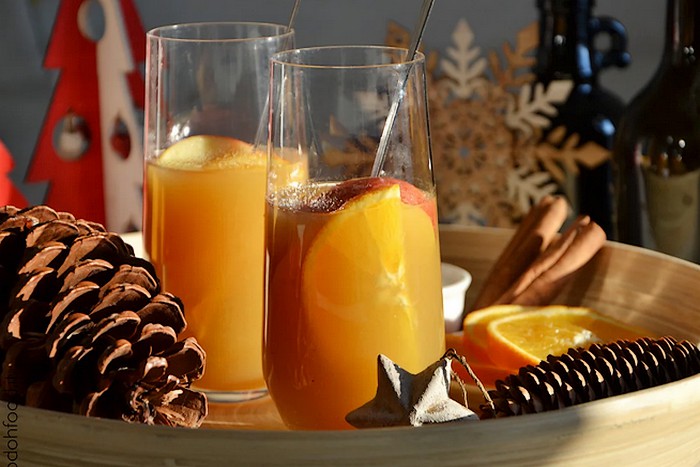 Cidre de pomme alcoolise au rhum, gingembre et orange