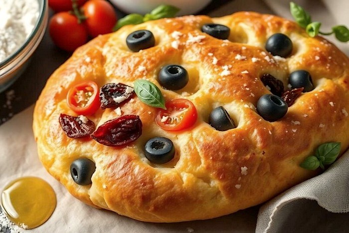 Focaccia Tricolore