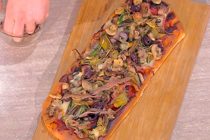 Pizza très capricieuse