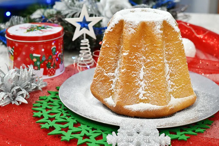 Pandoro facile avec une seule pâte