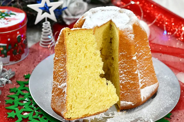 Pandoro facile avec une seule pâte