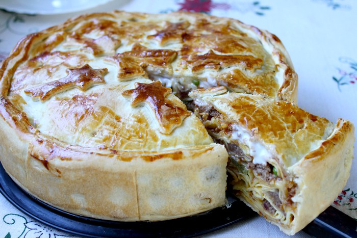 Timbale de tortellini