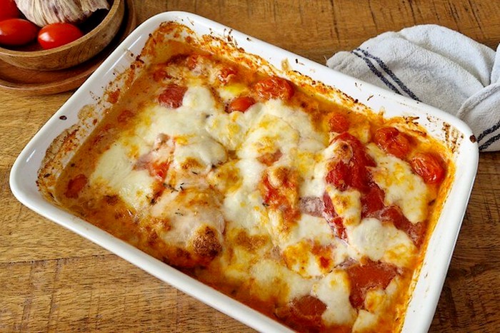 Filets de poulet à l’italienne au four