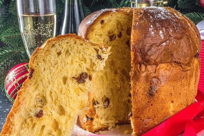 Panettone Italien aux fruits secs pour noël