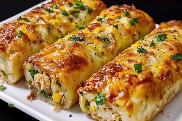 Pommes de terre au four et poulet